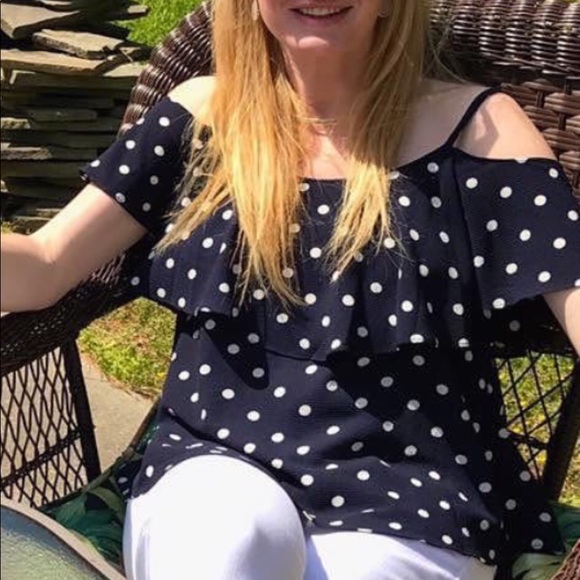 Navy Blouse tank size small. - Picture 1 of 4